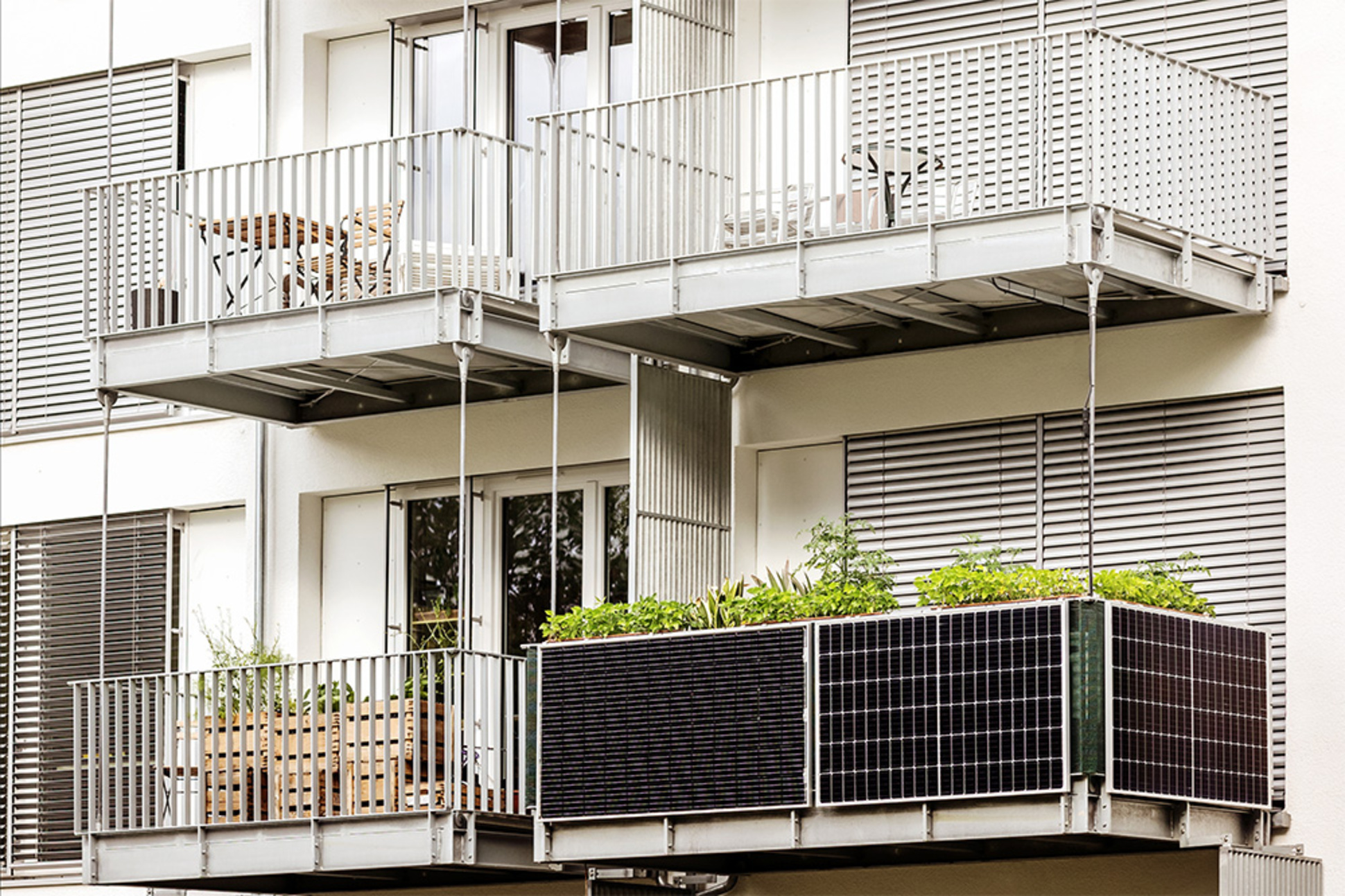 Balkon­kraftwerk bei Rooftec Solar UG (haftungsbeschränkt) in Haßloch